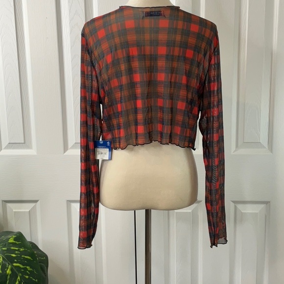 ARIZONA -  BLACK & RED BUFFALO PRINT TOP SIZE XXL - Picture 3 of 13